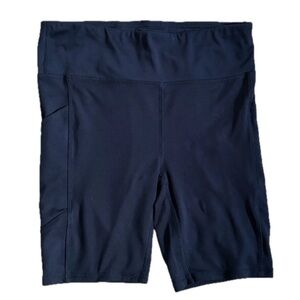 Balance Collection Black Bike Shorts Fits Medium Large Athletic Sports Exercise